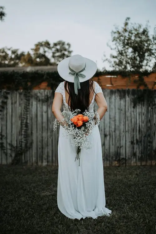 Bride with Hat