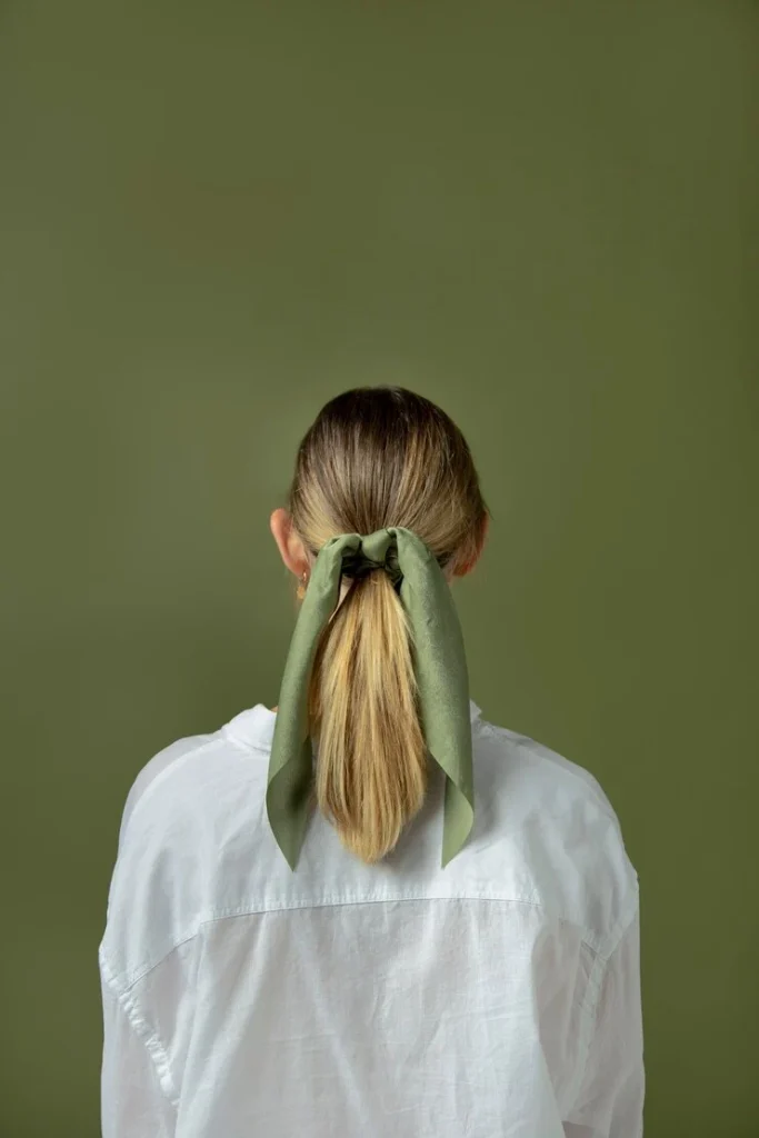 Sage Green Hair Bows