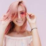 hot pink hair dye