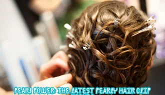 Pearl Power The Latest Pearly Hair Clip Trends