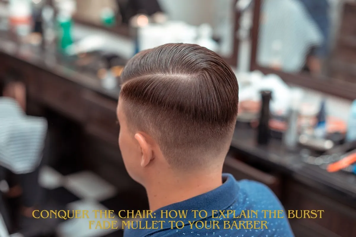 Conquer the Chair How to Explain the Burst Fade Mullet to Your Barber