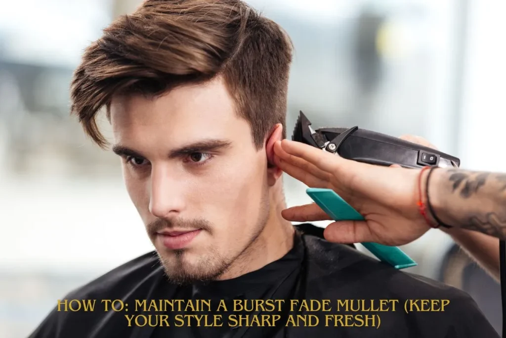 How To Maintain a Burst Fade Mullet (Keep Your Style Sharp and Fresh)