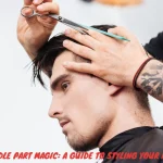 Middle Part Magic A Guide to Styling Your Hair