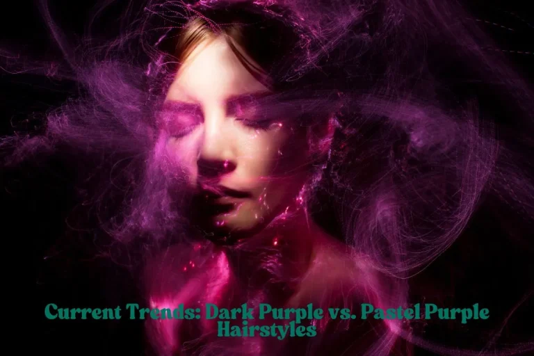 Current Trends Dark Purple vs. Pastel Purple Hairstyles