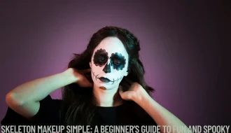 Skeleton Makeup Simple A Beginner’s Guide to Fun and Spooky Looks