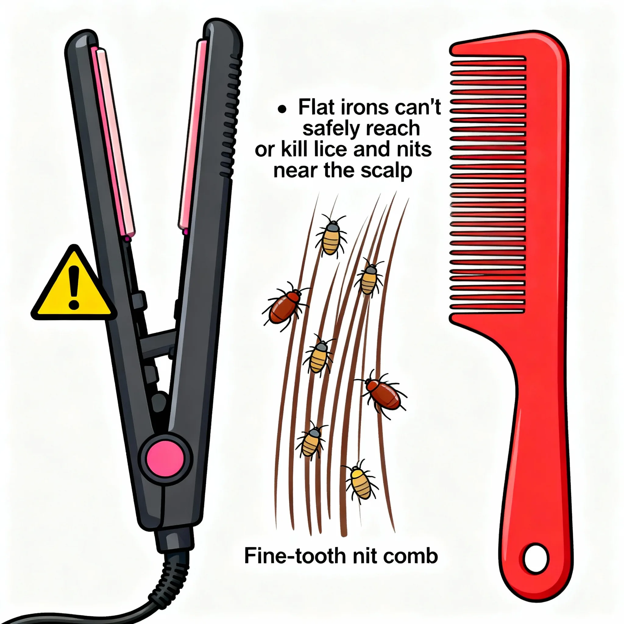 Myth vs. Fact Does Straightening Hair Cure Lice