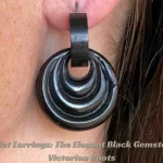Whitby Jet Earrings The Elegant Black Gemstone With Victorian Roots