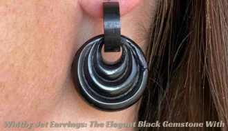 Whitby Jet Earrings The Elegant Black Gemstone With Victorian Roots