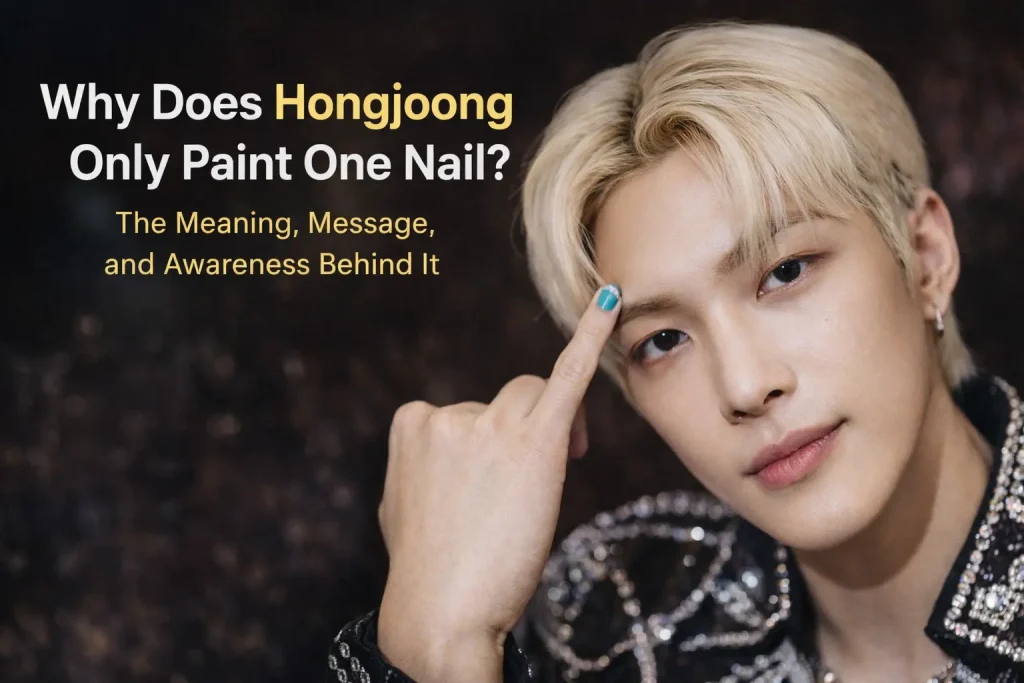 Why Does Hongjoong Only Paint One Nail