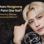 Why Does Hongjoong Only Paint One Nail