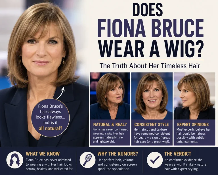Does Fiona Bruce Wear a Wig