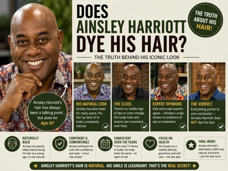 Does Ainsley Harriott Dye His Hair