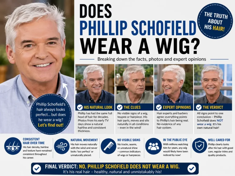 Does Phillip Schofield Wear a Wig