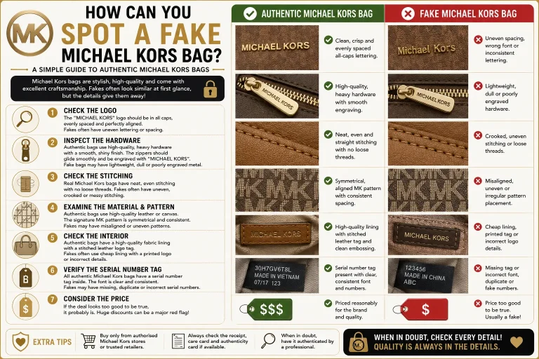 How Can You Spot a Fake Michael Kors Bag