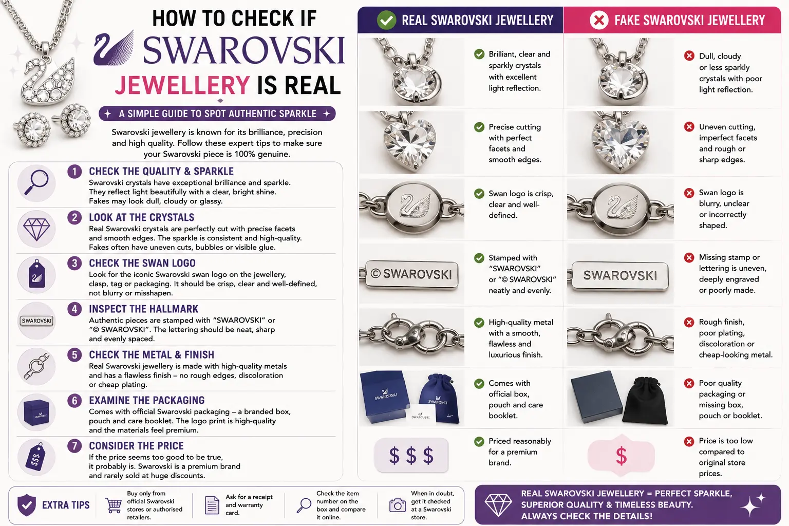 How Do You Check if Swarovski Jewellery Is Real?