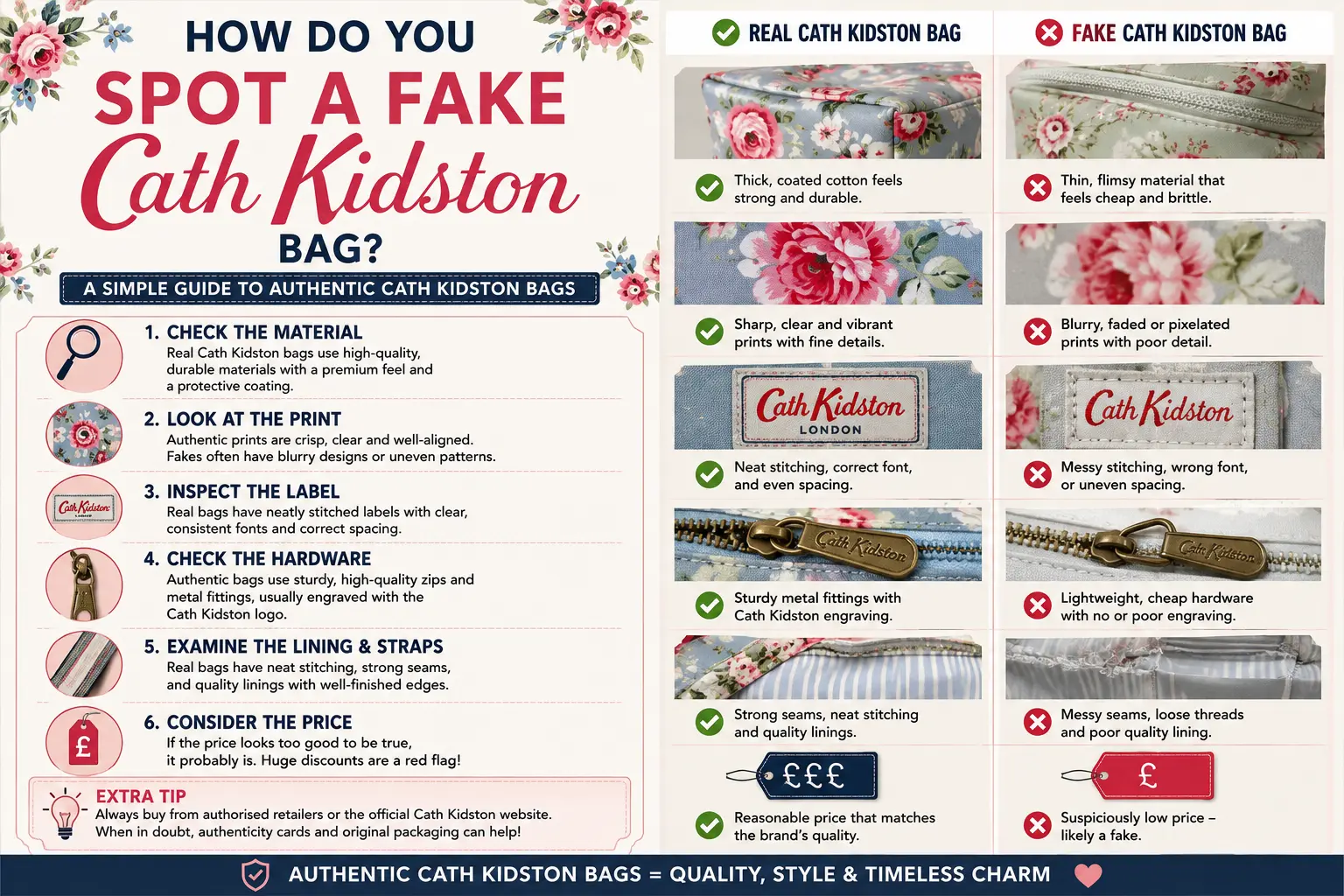 How Do You Spot a Fake Cath Kidston Bag?