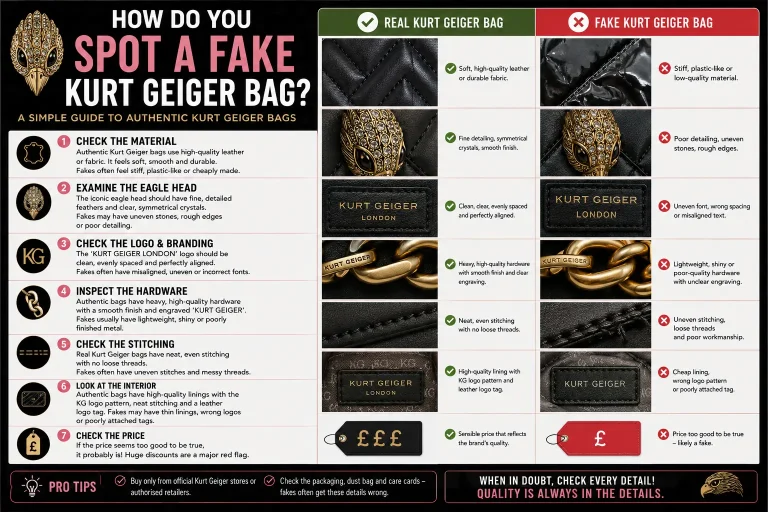 How Do You Spot a Fake Kurt Geiger Bag