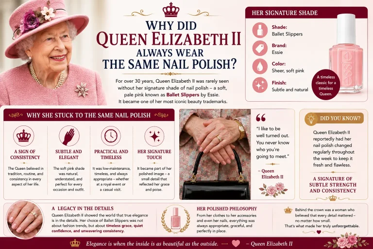 Why Did Queen Elizabeth II Always Wear the Same Nail Polish